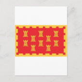 De provinciale vlag van Greater Manchester Briefkaart (Voorkant)
