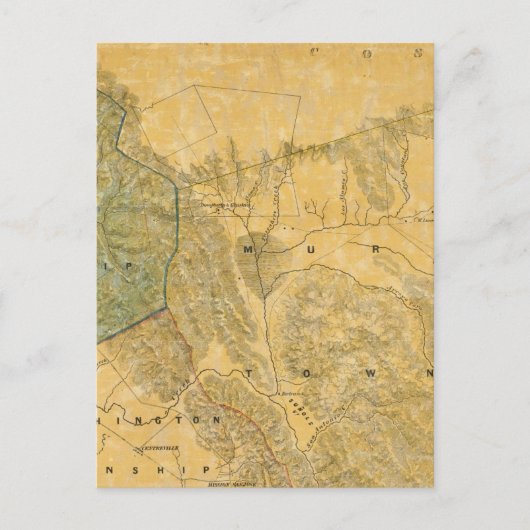 De provincie Alameda California Briefkaart (Voorkant)