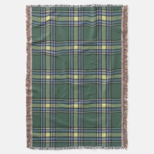 de provincie Alberta Original Scottish Tartan Deken (Voorkant Verticaal)