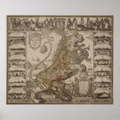 De provincie Holland Poster (Voorkant)