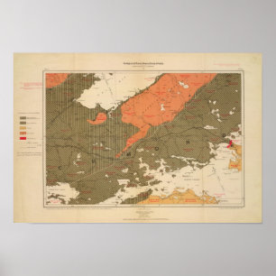 de provincie Nova Scotia Island van Cape Breton 3 Poster