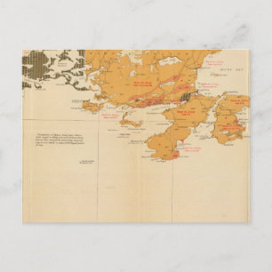 de provincie Nova Scotia Island van Cape Breton 6 Briefkaart