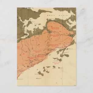 de provincie Nova Scotia Island van Cape Breton 8 Briefkaart