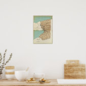 De provincies Niagara en Erie Poster (Keuken)