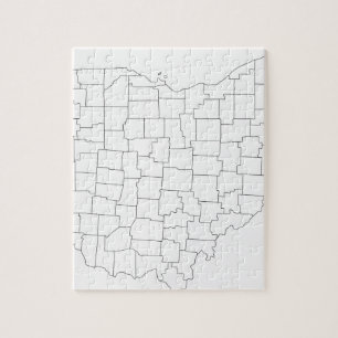De Provincies van Ohio Legpuzzel