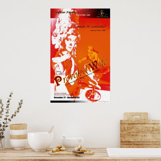 DE PROVOK WIFE POSTER (Keuken)