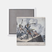 De Pruisische Grenadier Magneet (Voorkant / Achterkant)