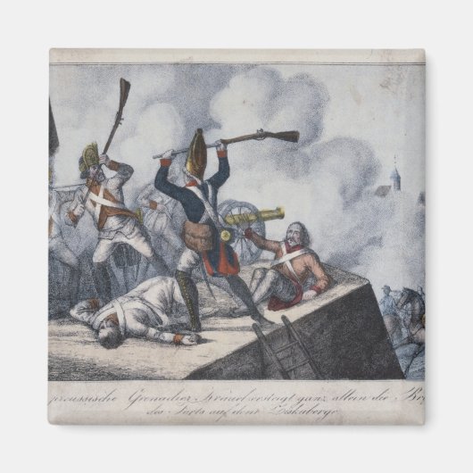 De Pruisische Grenadier Magneet (Voorkant)
