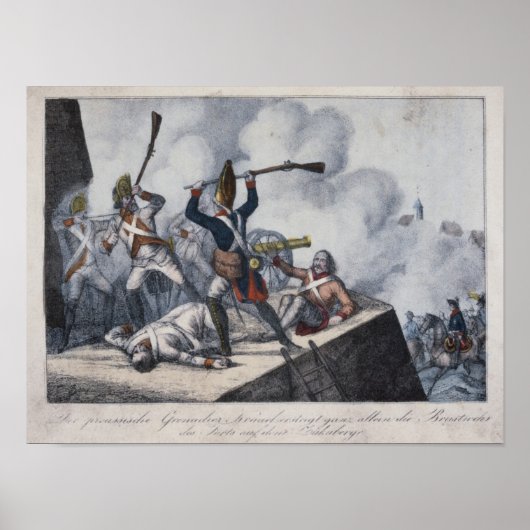 De Pruisische Grenadier Poster (Voorkant)