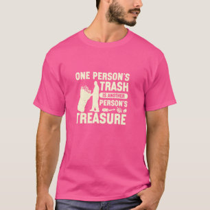 De prullenbak van de ene persoon is de schat van e t-shirt