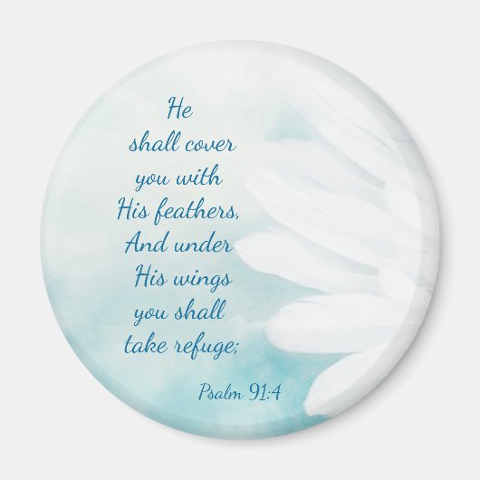 De psalm van de manuscripten 91:4 vloed onder Zijn Magneet (Voorkant)