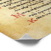 De psalmen van de profeet David Poster (Hoek)