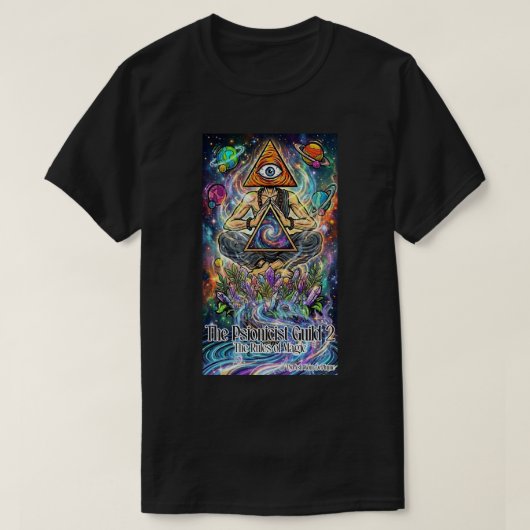 De Psionicist Gilde 2 Donker T-shirt (Design voorkant)