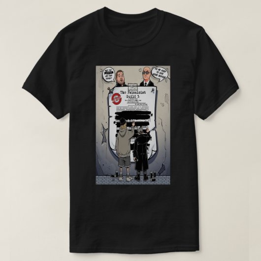 De Psionicist Gilde 3 Donker T-shirt (Design voorkant)