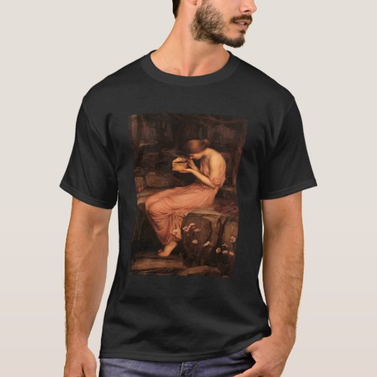 De psyche van John William Waterhouse opent de gou T-shirt (Voorkant)