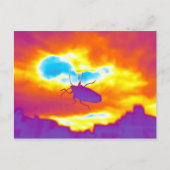 De Psychedelic Bug Briefkaart (Voorkant)