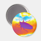 De Psychedelic Bug Magneet (Voorkant / Achterkant)