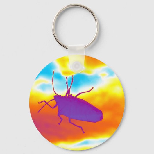 De Psychedelic Bug Sleutelhanger (Voorkant)