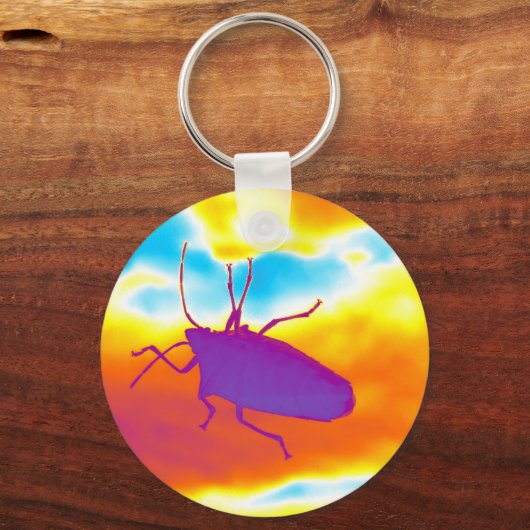 De Psychedelic Bug Sleutelhanger (Voorkant)