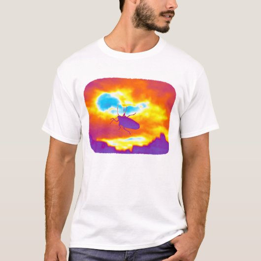 De Psychedelic Bug T-shirt (Voorkant)