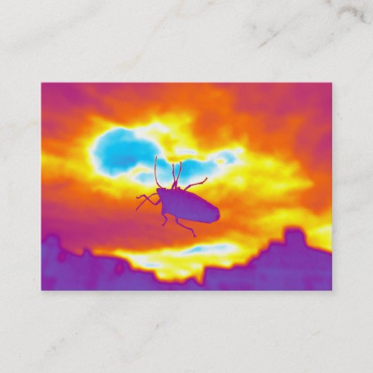De Psychedelic Bug Visitekaartje (Voorkant)