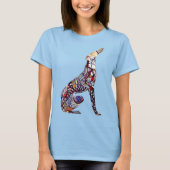 De Psychedelic Greyhound T-shirt (Voorkant)