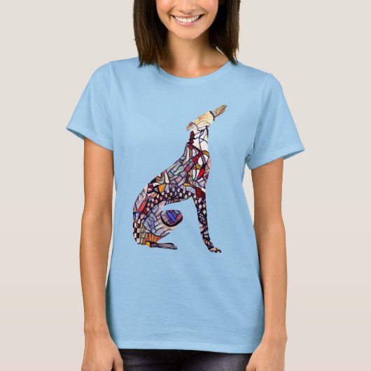 De Psychedelic Greyhound T-shirt (Voorkant)