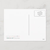 De psychedelische Caleidoscoop van Kerstmis Feestdagenkaart (Achterkant)