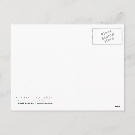 De psychedelische Caleidoscoop van Kerstmis Feestdagenkaart (Achterkant)