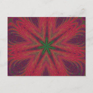 De psychedelische Caleidoscoop van Kerstmis Feestdagenkaart