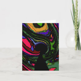 De psychedelische Kaarten/de Uitnodigingen van het