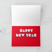 De psychedelische Kerstkaart van de Gitaar Feestdagen Kaart (Binnen)