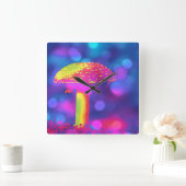 De Psychedelische paddenstoel Vierkante Klok (Huis)