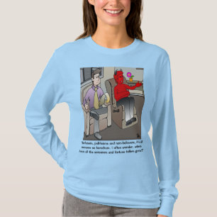 De psychiater van de duivel - Blauw voor vrouwen T-shirt