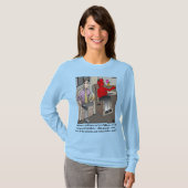 De psychiater van de duivel - Blauw voor vrouwen T-shirt (Voorkant volledig)