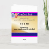 De psychische het Vertellen van het Fortuin Kaart (Achterkant)