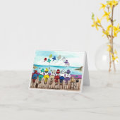 De Pub-dames Farewell ERII Kaart (Gele Bloem)