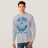De Puck stopt hier Hockey Goalie T-shirt (Voorkant volledig)