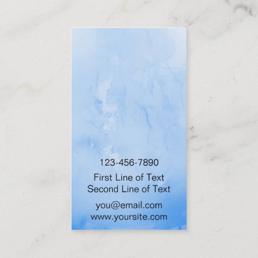 De Puck stopt hier Hockey Goalie Visitekaartjes (Achterkant)