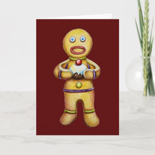 De pudding dief bedankkaart (Voorkant)