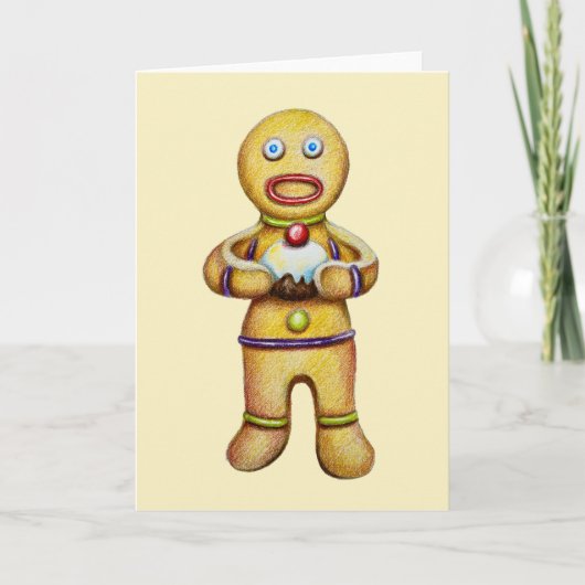 De pudding dief bedankkaart (Voorkant)