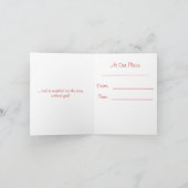 De Pudding van Figgy Feestdagen Kaart (Binnen)