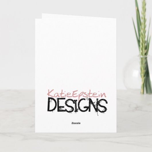 De Pudding van Kerstmis Feestdagen Kaart (Achterkant)