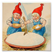 “De puddingkom” van Jenny Nystrom Foto Afdruk (Voorkant)