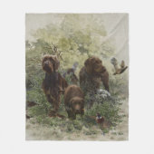 De Pudelpointer Fleece Deken (Voorkant)