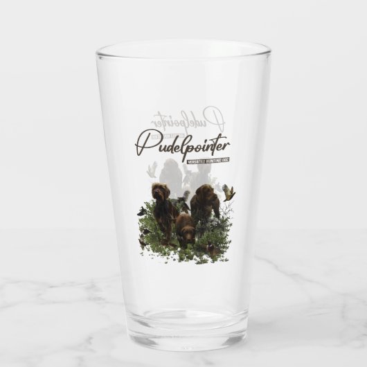 De Pudelpointer Glas (Achterkant)