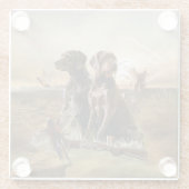 De Pudelpointer Glazen Onderzetter (Achterkant)