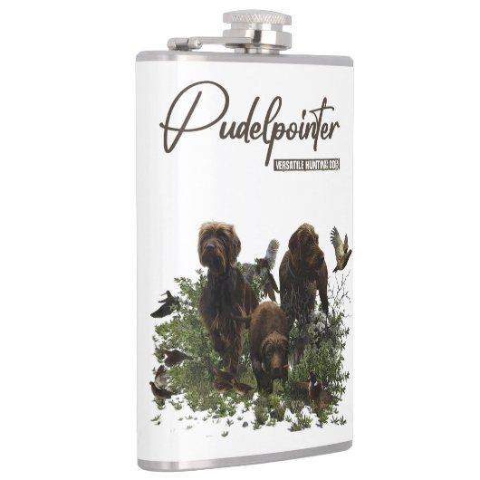 De Pudelpointer Heupfles (Rechts)