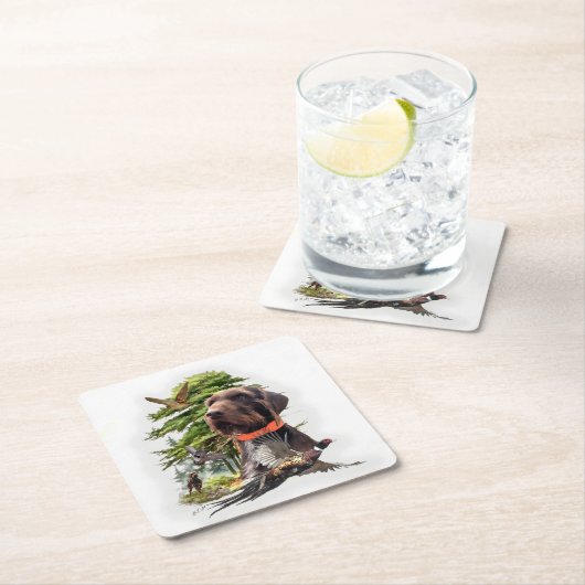 De Pudelpointer Kartonnen Onderzetters (Insitu)