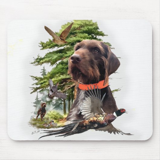 De Pudelpointer Muismat (Voorkant)